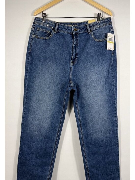 Michael Kors Denim - NEW MICHAEL Michael Kors Women's 14 Selma High-Rise Straight Ankle Jean NWT $125